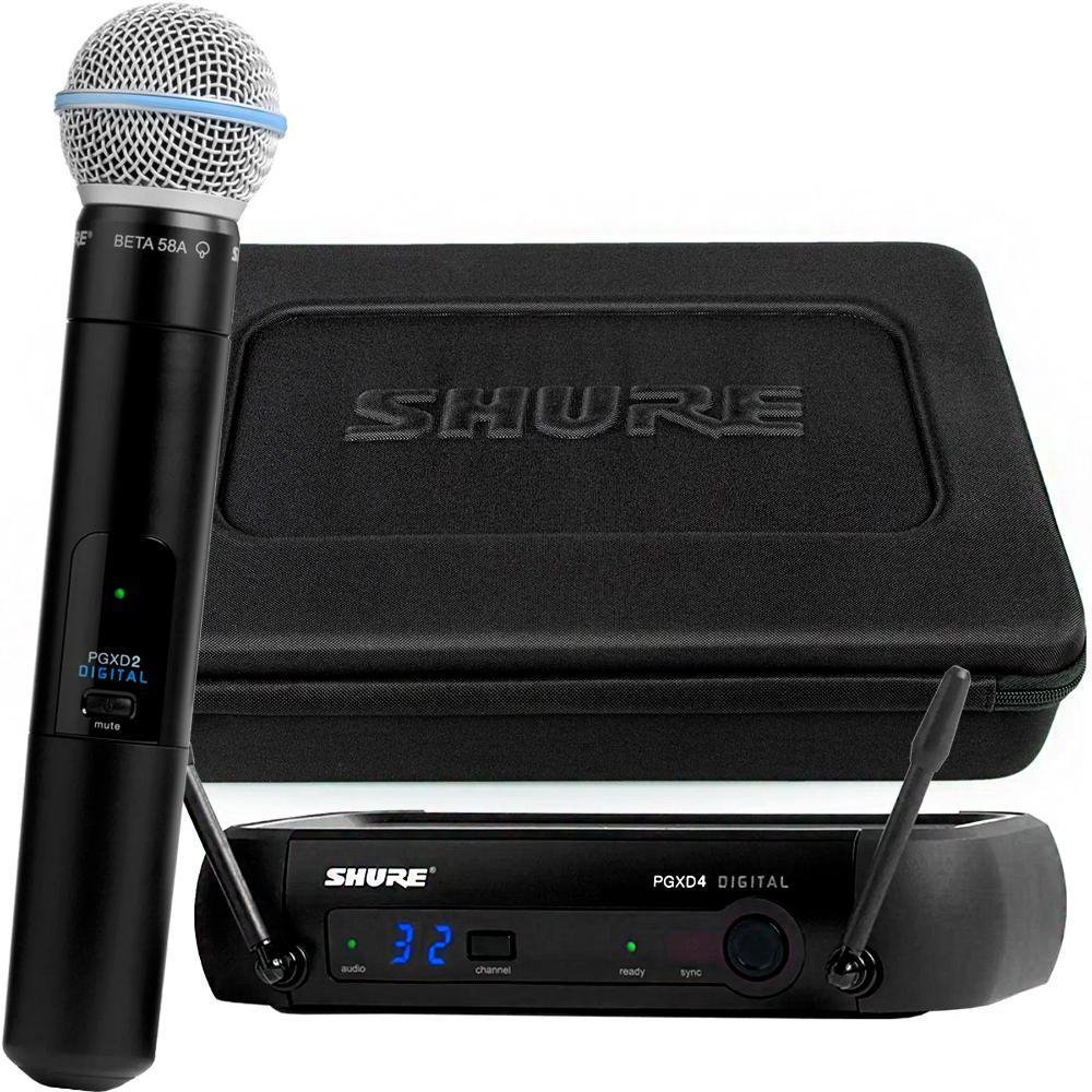 Microfone Sem Fio Shure Pgxd24Beta58 KaBuM