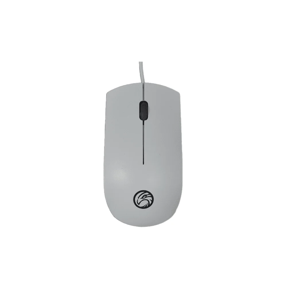 Imagem 2 de 3 do produto Kit Teclado E Mouse Brazilpc Com Fio Branco