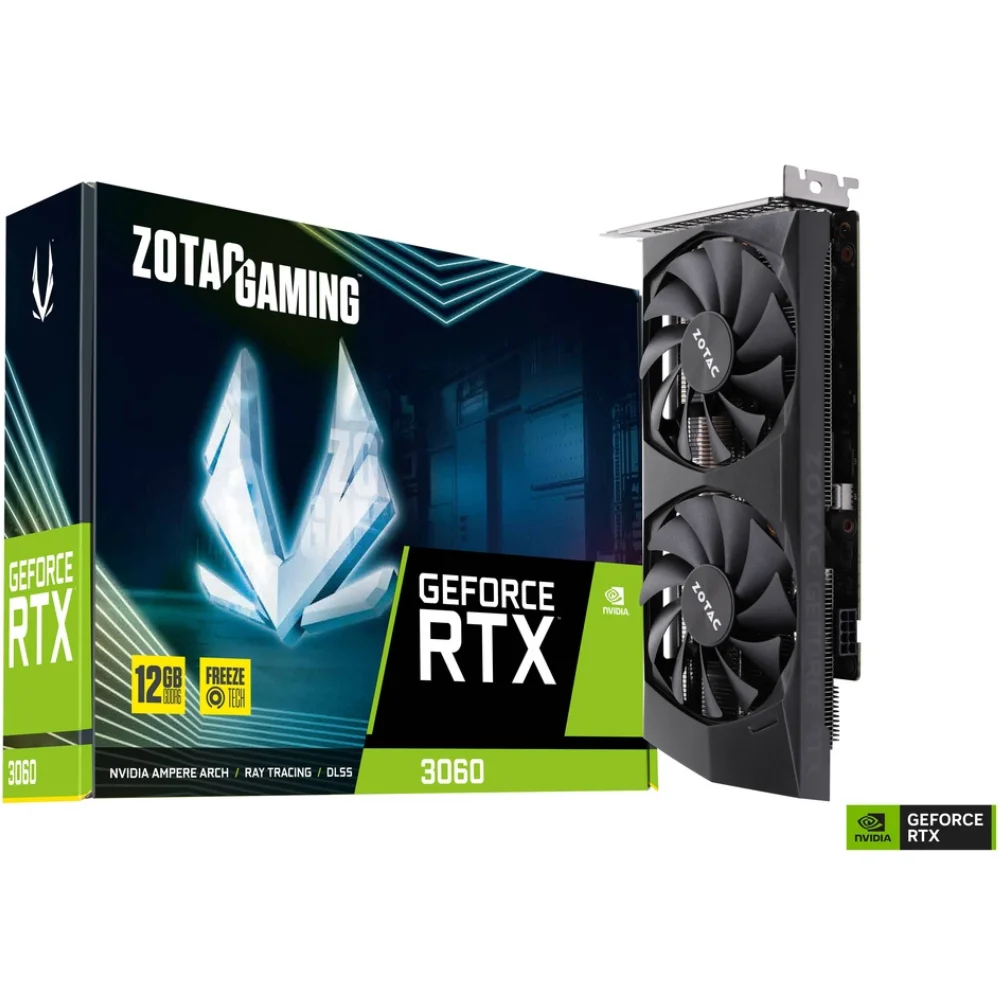 RTX3060　12gb Placa De Vídeo RTX 3060 Zotac Nvidia 12GB GDDR6