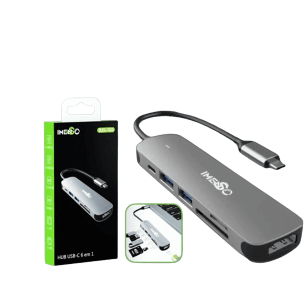 Imagem 3 de 3 do produto Hub 6 Em 1, USB-C 3.0, HDMI
