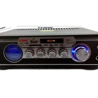 Amplificador De Som Lelong, Karaokê, USB, Bluetooth, Rádio Fim -706
