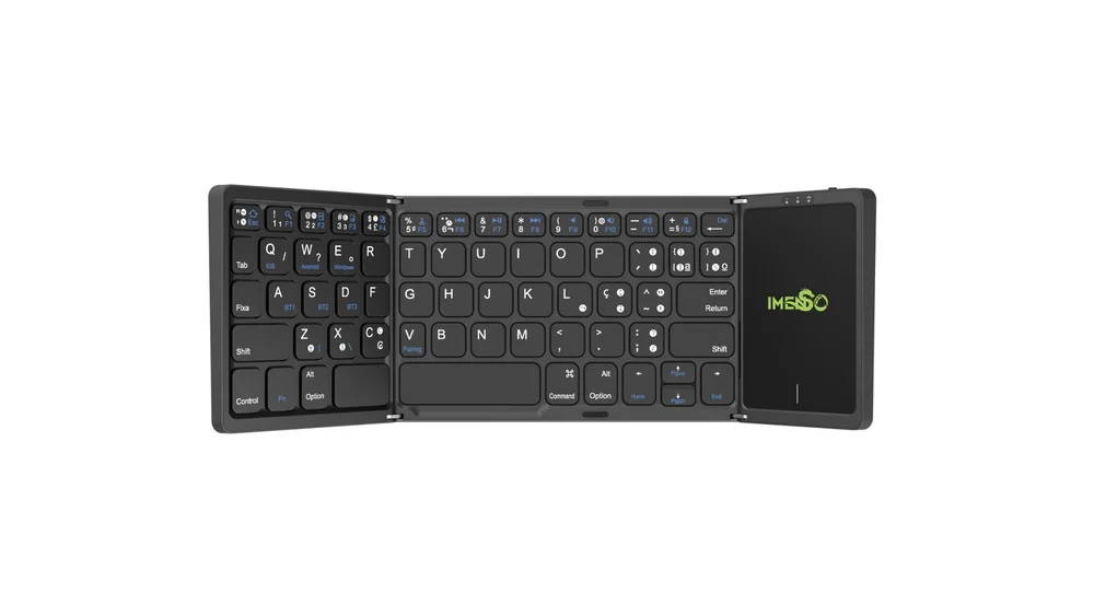 Imagem 2 de 4 do produto Teclado Dobrável Ultrafino Imenso, TouchPad, Bateria de Longa Duração