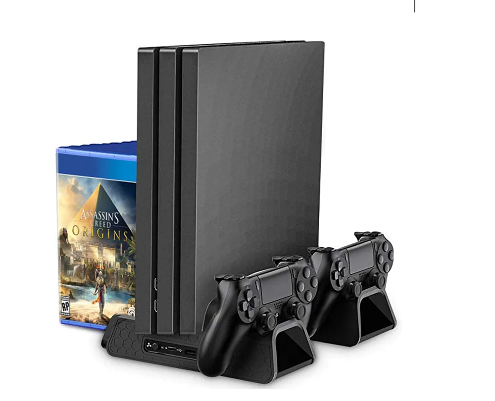 Imagem 4 de 5 do produto Suporte Base Dobe, Para Ps4, Ps4 Slim e Ps4 Pro.