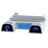Base Cooler Dobe, Resfriamento Suporte Carregador, 2 Controles, Pra Ps5