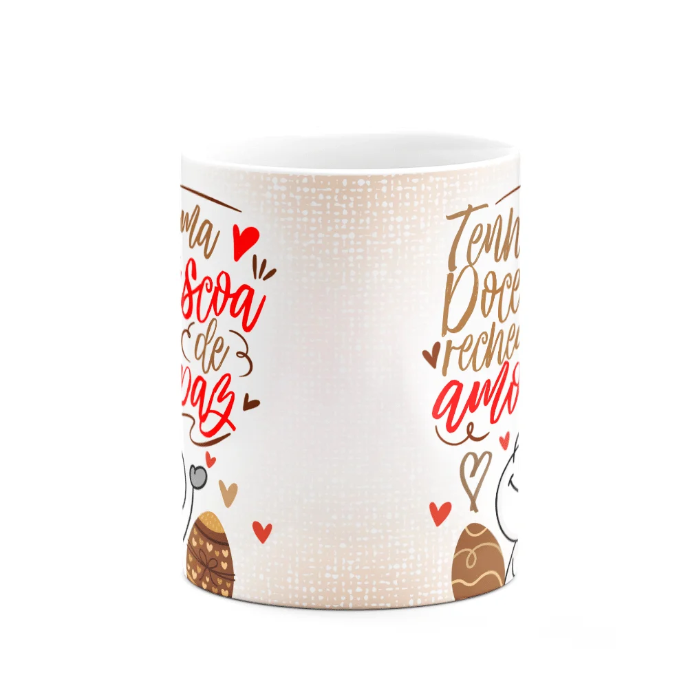 Imagem 2 de 3 do produto Caneca Páscoa Divertida - Tenha Uma Doce Páscoa