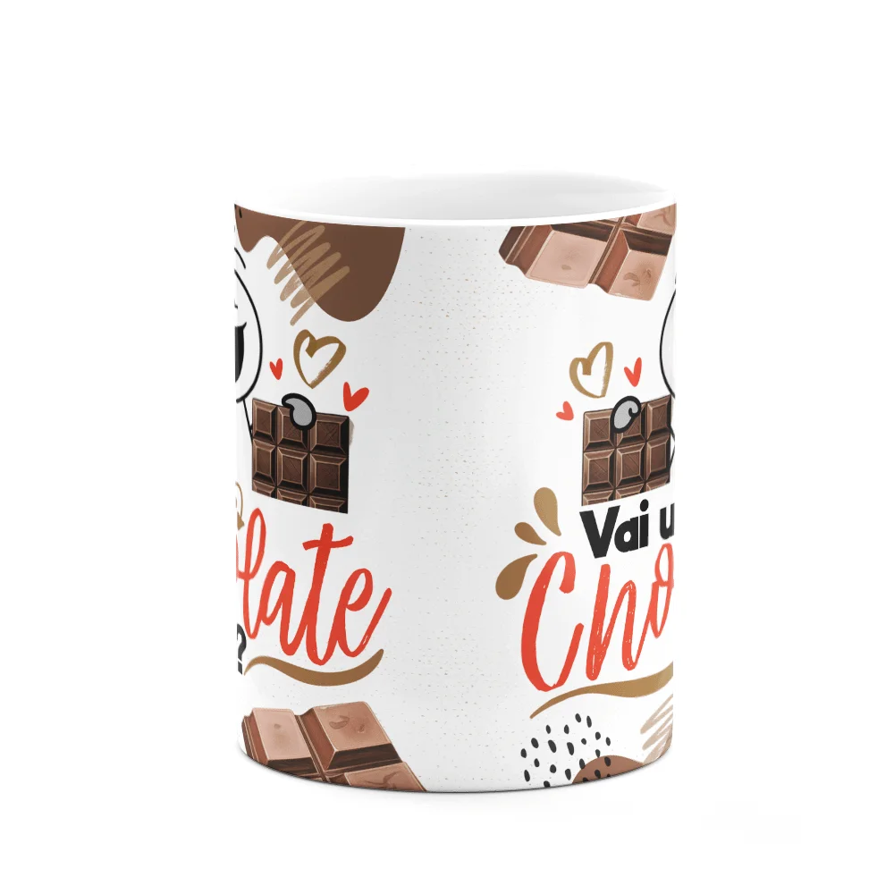 Imagem 2 de 3 do produto Caneca Páscoa Divertida - Vai Um Chocolate Ai?