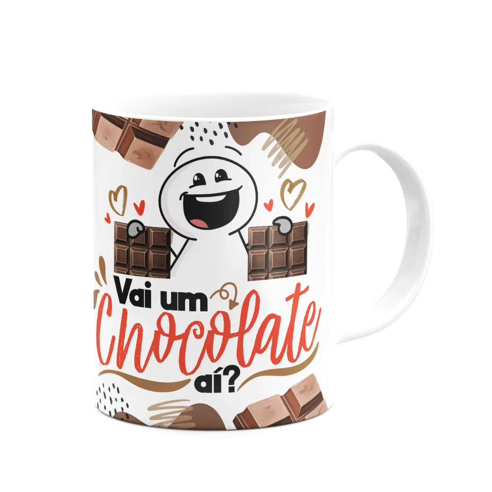 Imagem 3 de 3 do produto Caneca Páscoa Divertida - Vai Um Chocolate Ai?