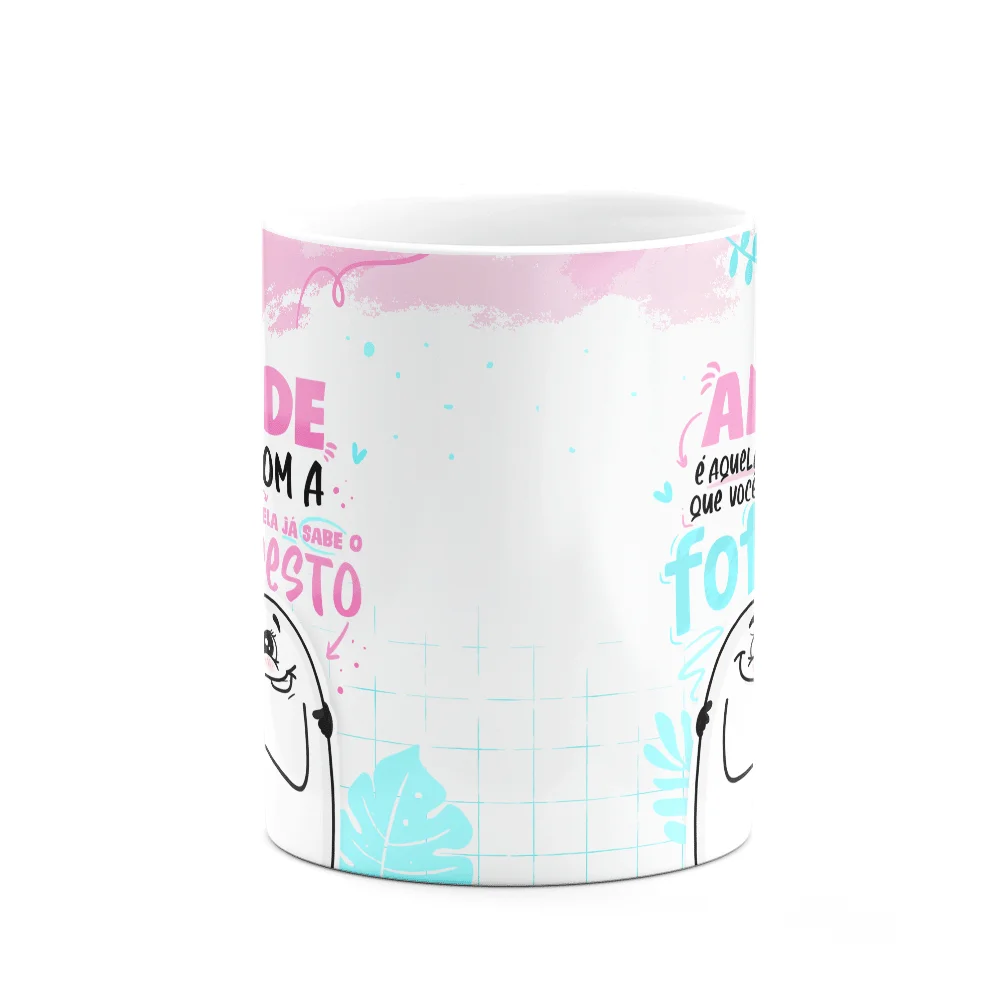Imagem 2 de 3 do produto Caneca Flork Amizade - Amizade É Assim, Ela Sempre Sabe!