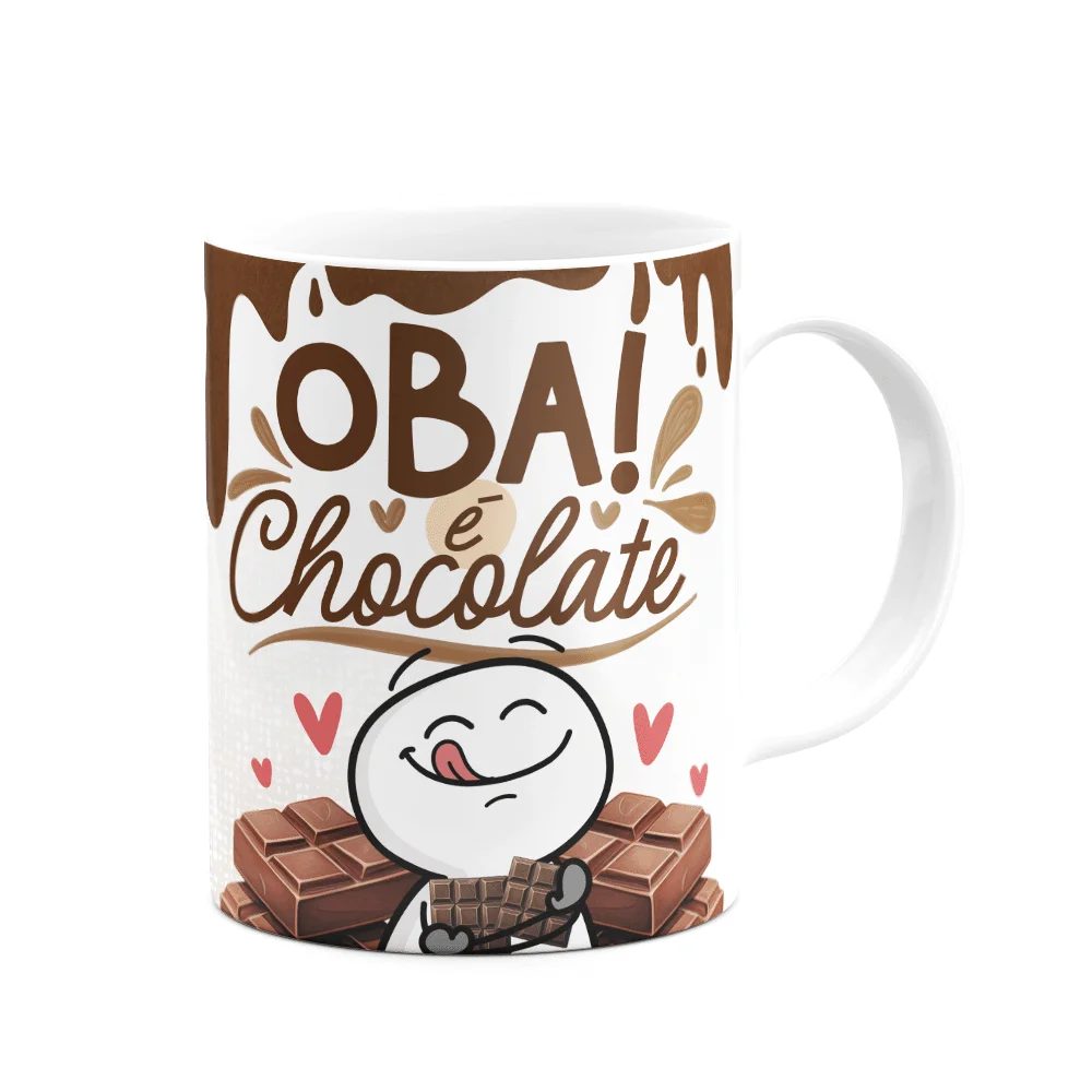 Imagem 3 de 3 do produto Caneca Páscoa Divertida - Oba! É Chocolate!