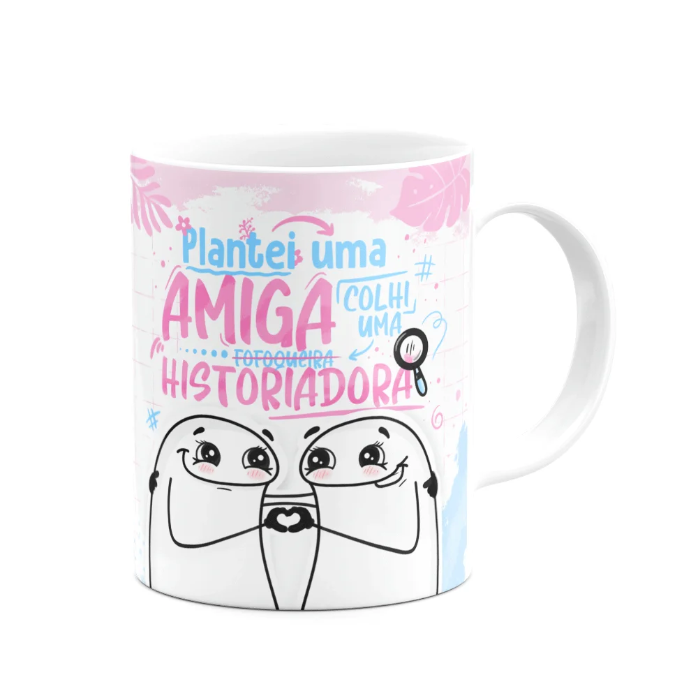 Imagem 3 de 3 do produto Caneca Flork Amizade - Plantei Uma Amiga Historiadora