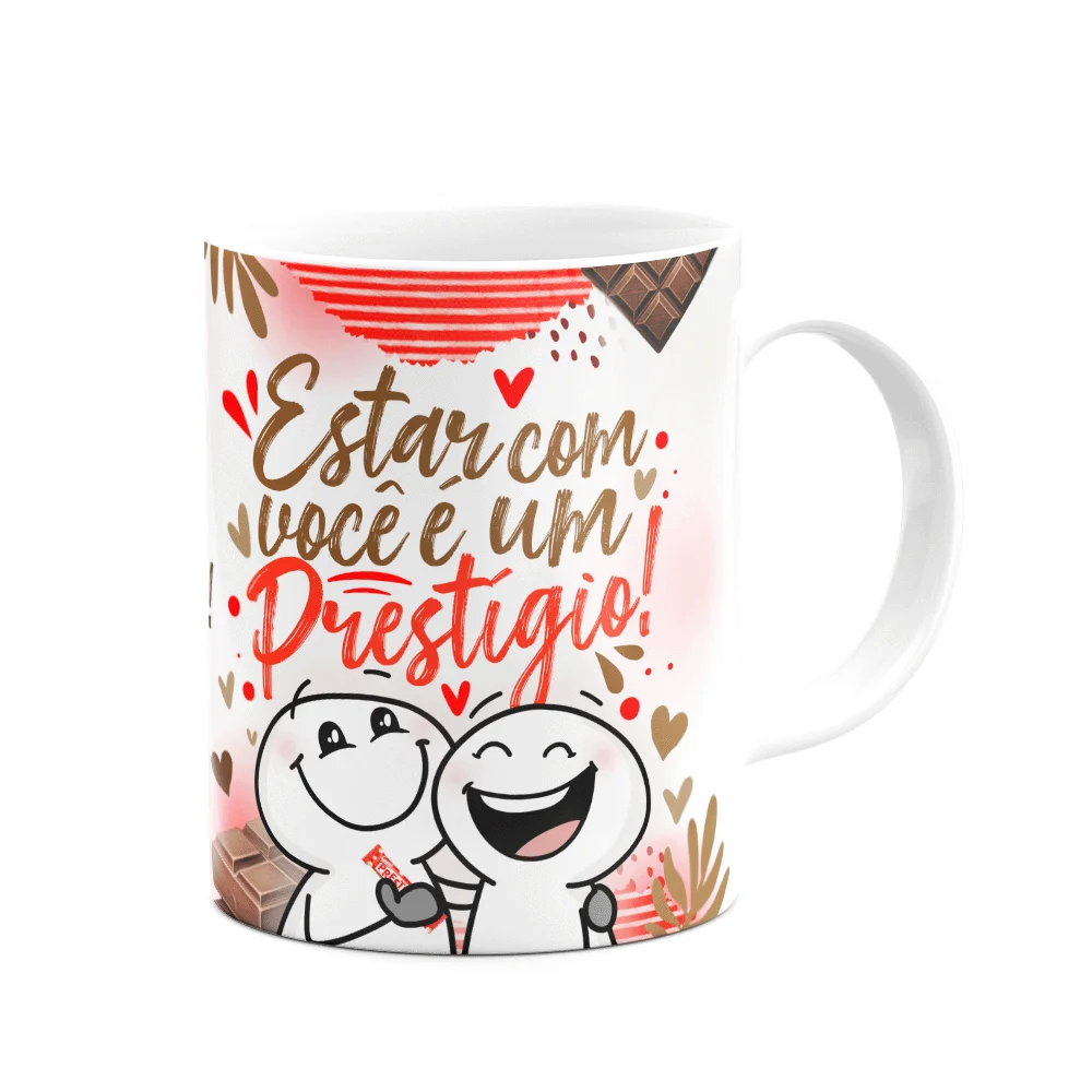 Imagem 3 de 3 do produto Caneca Páscoa Divertida - Estar Com Você É Um Prestígio