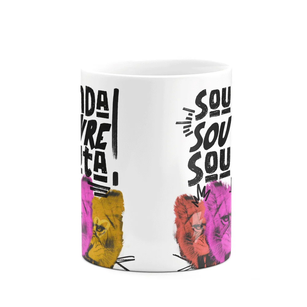 Imagem 2 de 3 do produto Caneca - Especial Mulher - Sou Linda, Sou Livre, Sou Luta