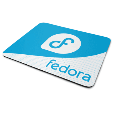 Mouse Pad Geek Linux - New Lightblue Fedora Linux