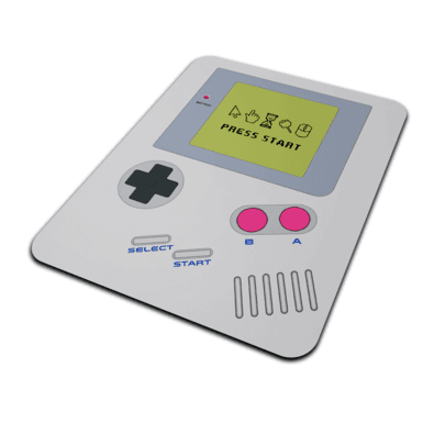 Mouse Pad Gamer - Game Padboy Classic Gray