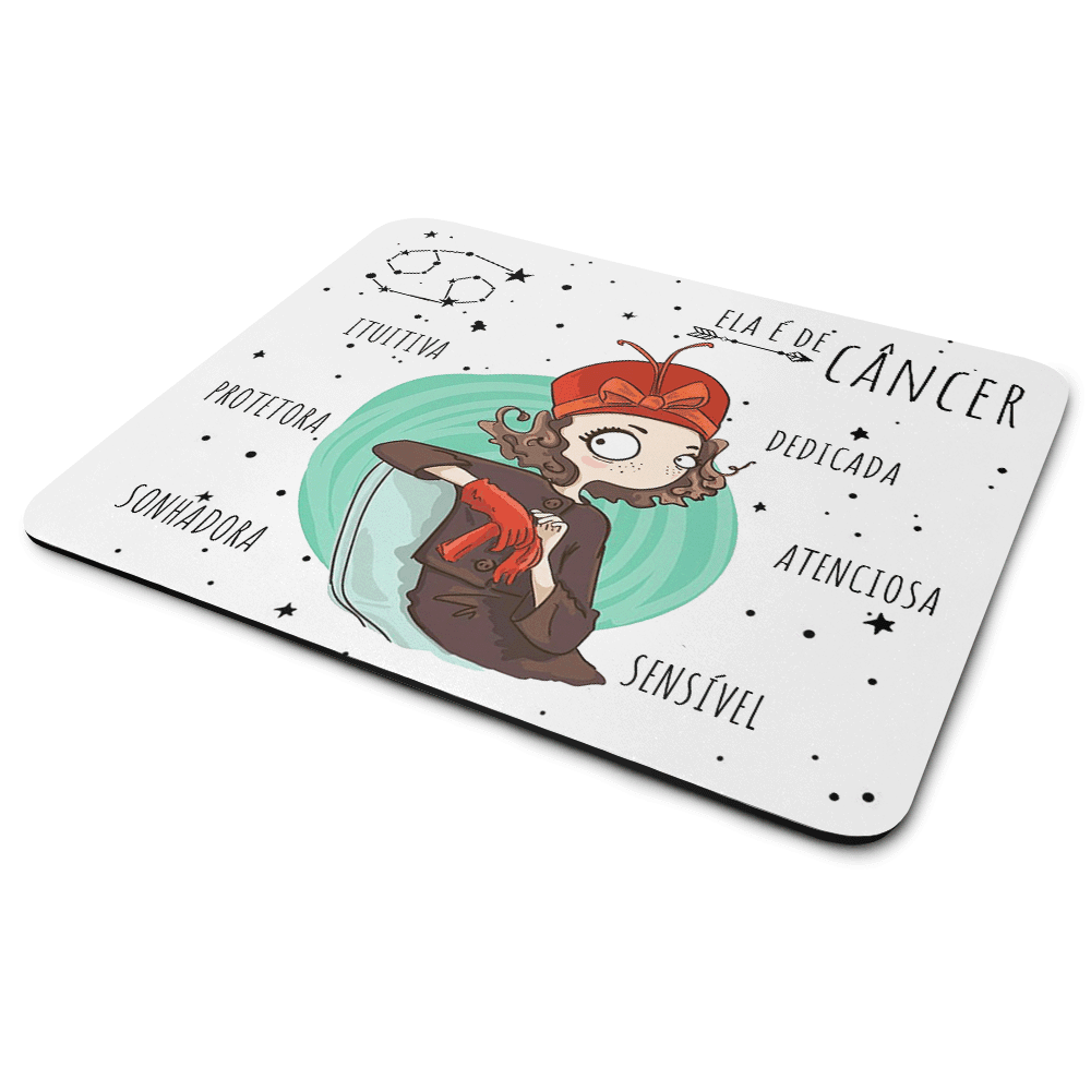 Mouse Pad Signos Girls - Ela É De Câncer Mouse Pad Signos Girls - Ela É De Câncer