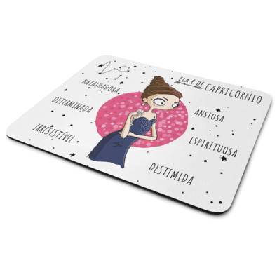 Mouse Pad Signos Girls - Ela É De Capricórnio
