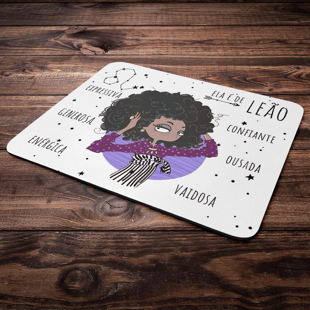 Imagem 3 de 3 do produto Mouse Pad Signos Girls - Ela É De Leão