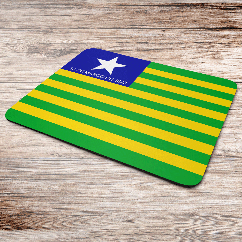 Mouse Pad - Bandeiras Dos Estados Brasileiros - Piauí Mouse Pad - Bandeiras Dos Estados Brasileiros - Piauí