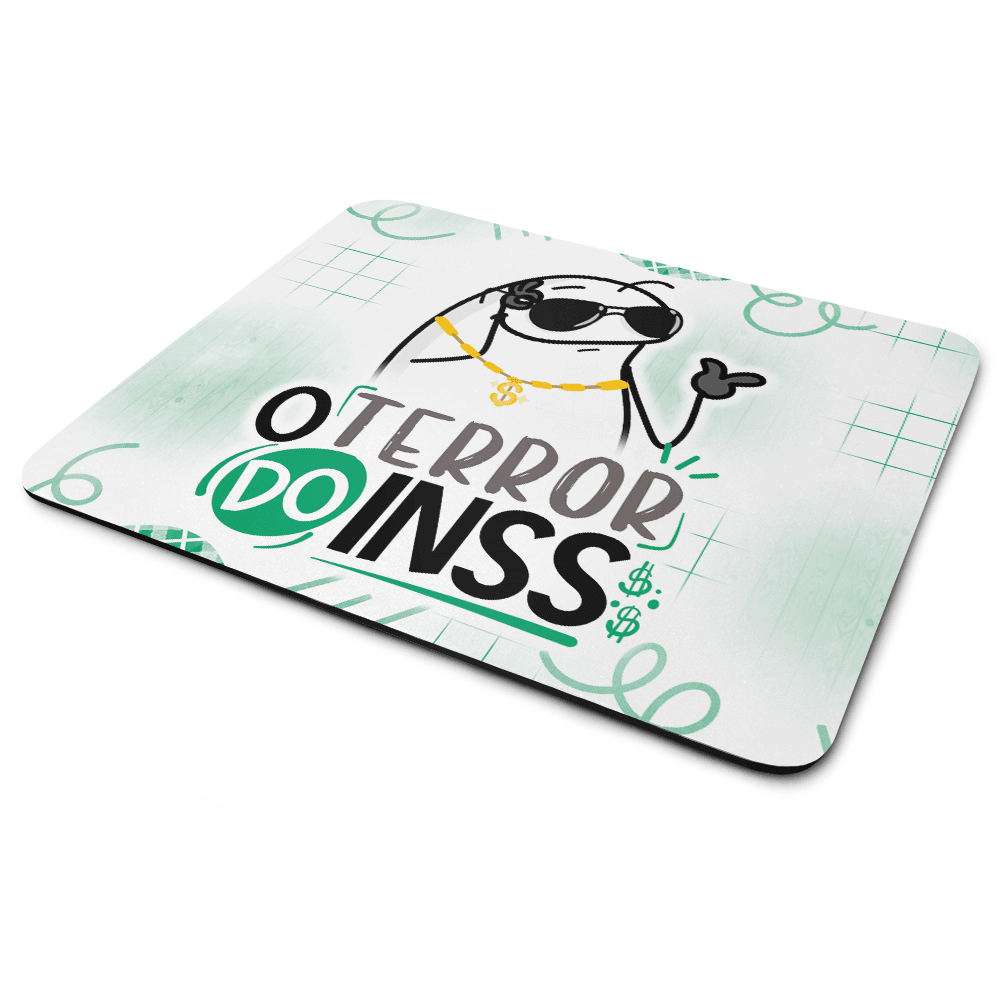 Mouse Pad Divertido Flork Pais - O Terror Do Inss Mouse Pad Divertido Flork Pais - O Terror Do Inss