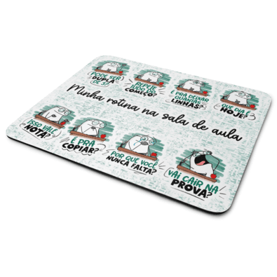 Mouse Pad Flork Professor - Minha Rotina Na Sala De Aula