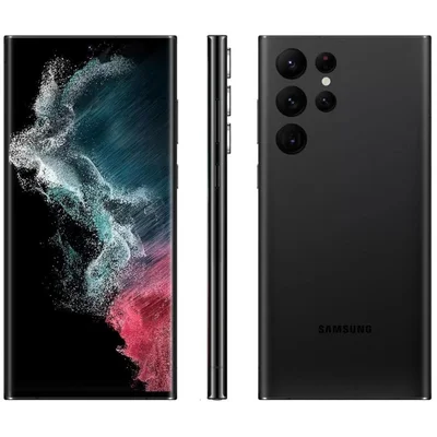 Usado - Samsung Galaxy S22 Ultra, 5G, 256GB, 12GB RAM, Preto - Bom