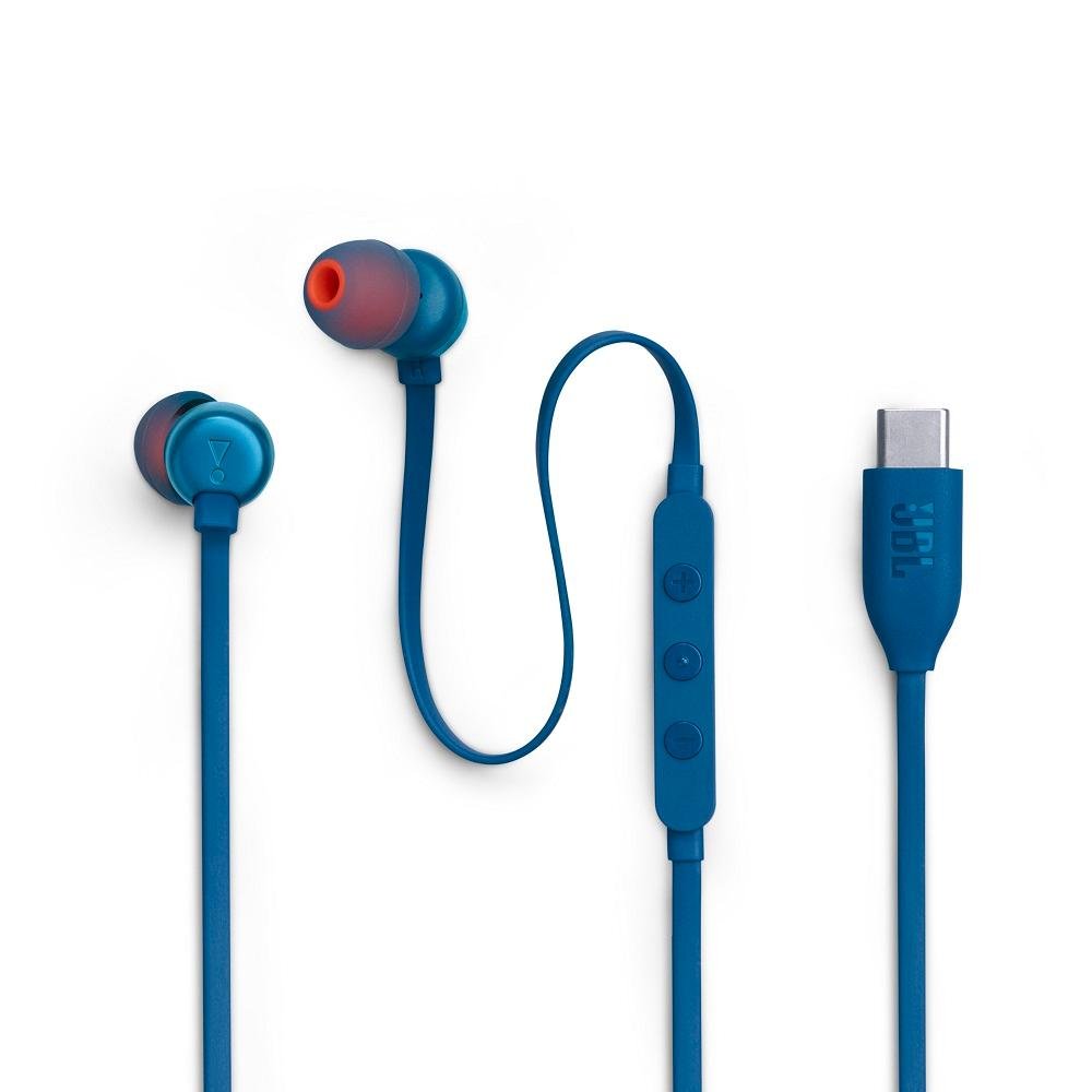 Fone De Ouvido JBL Tune 310c, Intra-Auricular, USB-C, Azul - Jblt310cblu