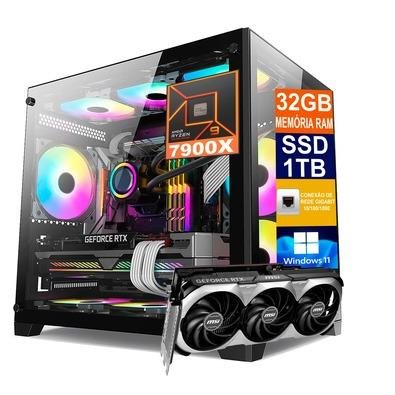 Pc Gamer Amd Ryzen 9 32GB DDR5 SSD 1TB M2 Nvme