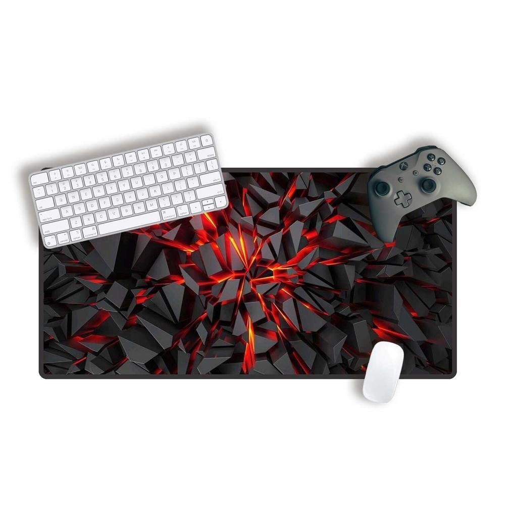 Mouse Pad Gamer Speed Extra Grande Profissional 60x30 - Mirror Vermelho Mouse Pad Gamer Speed Extra Grande Profissional 60x30 - Mirror Vermelho