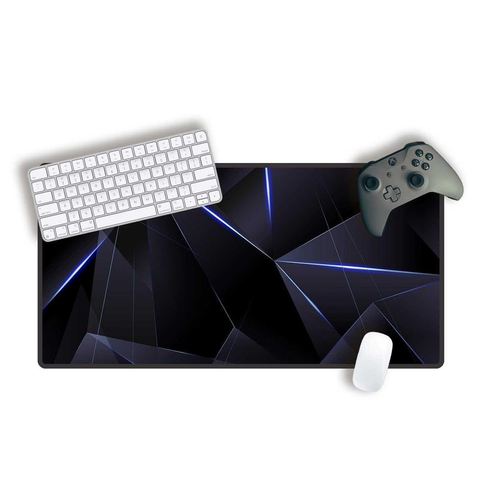 Mouse Pad Gamer Speed Extra Grande Profissional 70x30 - Mirror Azul Mouse Pad Gamer Speed Extra Grande Profissional 70x30 - Mirror Azul