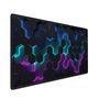Mouse Pad Gamer Speed Extra Grande Profissional 80x40  - Hexagono Ciano Roxo