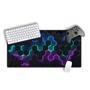 Mouse Pad Gamer Speed Extra Grande Profissional 80x40  - Hexagono Ciano Roxo