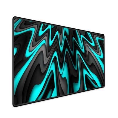 Mouse Pad Gamer Speed Extra Grande Profissional 120x60 - Aquarela Melting Blue