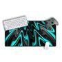 Mouse Pad Gamer Speed Extra Grande Profissional 90x50  - Aquarela Melting Blue