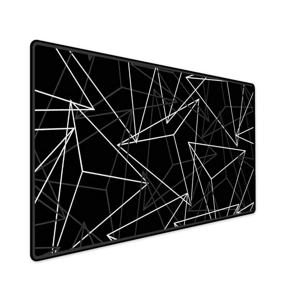 Mouse Pad Gamer Speed Extra Grande Profissional 70x35 - Geométrico Preto E Branco Mouse Pad Gamer Speed Extra Grande Profissional 70x35 - Geométrico Preto E Branco