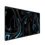 Mouse Pad Gamer Speed Extra Grande Profissional 80x40  - Aquarela Cinza Ciano