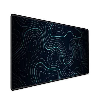 Mouse Pad Gamer Speed Extra Grande Profissional 60x30  -  Geográfico Azul