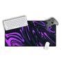 Mouse Pad Gamer Speed Extra Grande Profissional 80x40  - Aquarela Roxo