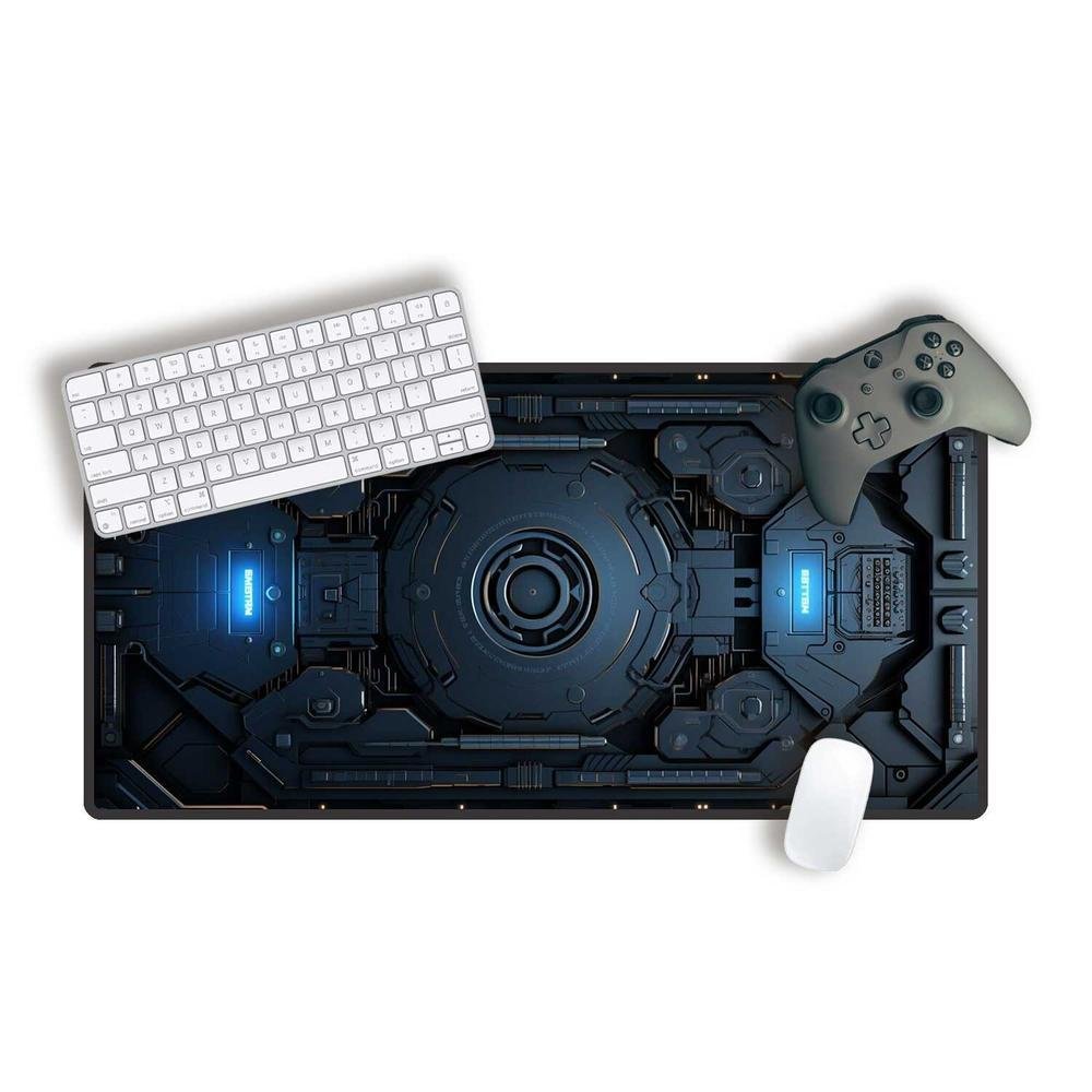 Mouse Pad Gamer Speed Extra Grande Profissional 80x40 - Nave Door Mouse Pad Gamer Speed Extra Grande Profissional 80x40 - Nave Door