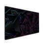 Mouse Pad Gamer Speed Extra Grande Profissional 80x40  - Triangulos Neon Roxo