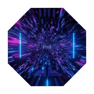 Tapete Gamer Premium Protetor De Piso Quarto Escritório - Psicodelico