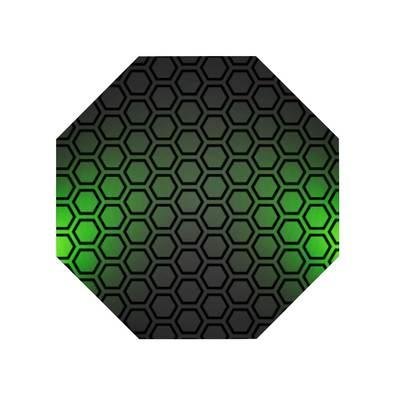 Tapete Gamer Premium Protetor De Piso Quarto Escritório - Green