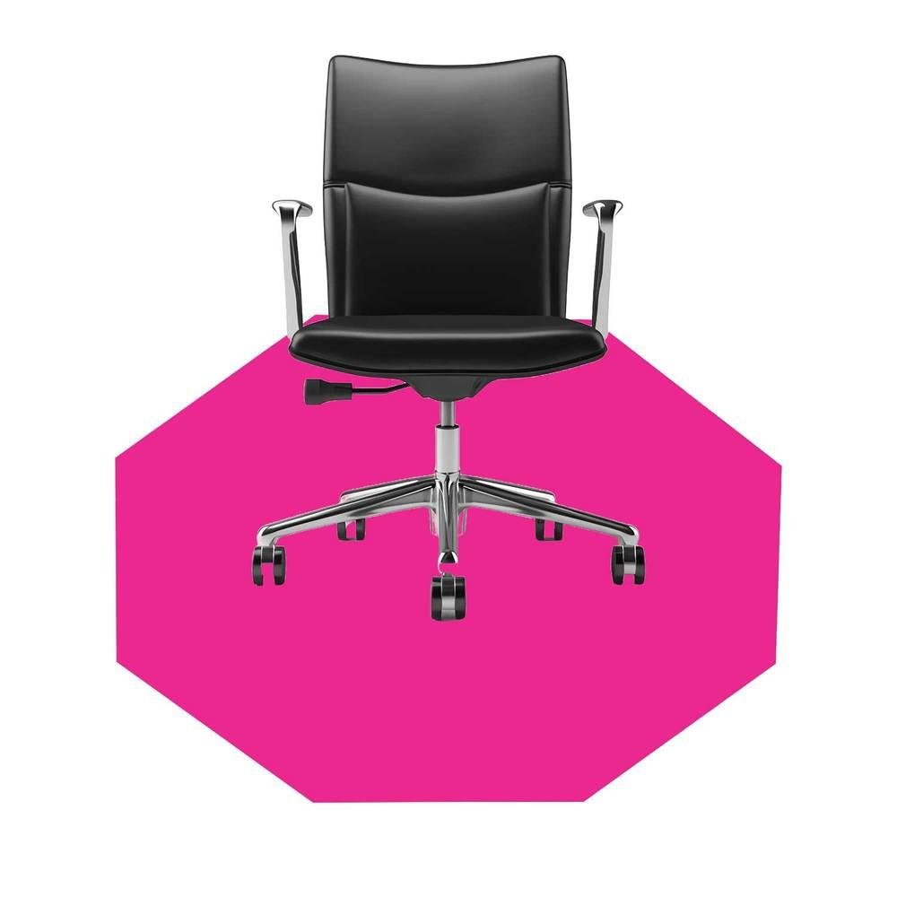 Imagem 2 de 2 do produto Tapete Gamer Premium Protetor De Piso Quarto Escritório - Rosa