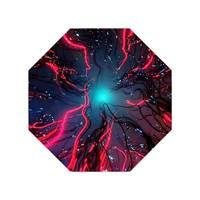 Tapete Gamer Premium Protetor De Piso Quarto Escritório - Raio