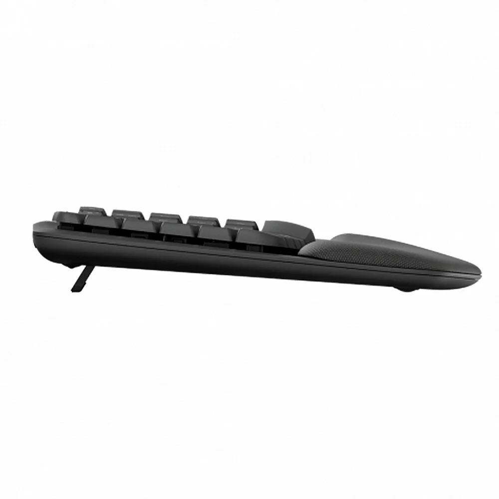 Imagem 5 de 5 do produto Teclado Logitech Wave Keys, Sem Fio, USB, Ergonômico, Preto Us - 920-012281