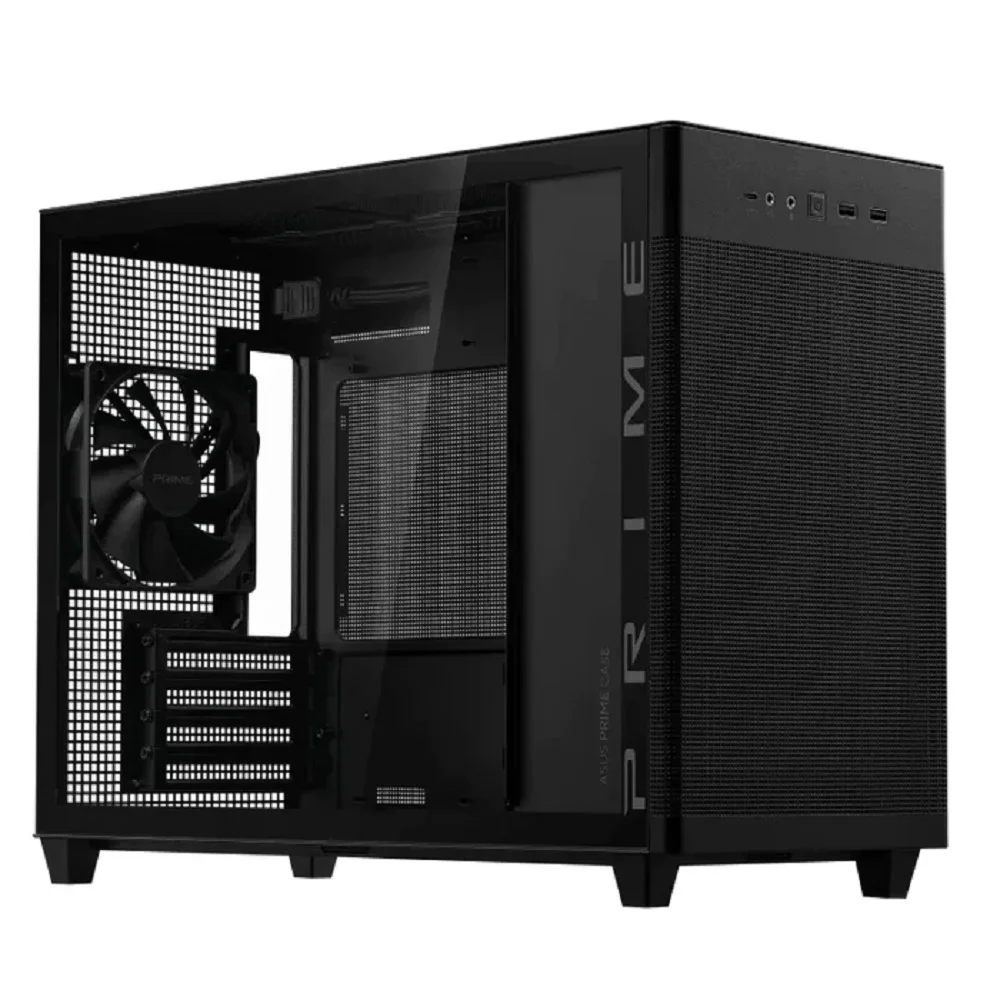 Gabinete Asus Ap201 Prime, Mid Tower, Preto - 90dc00g0-b30010