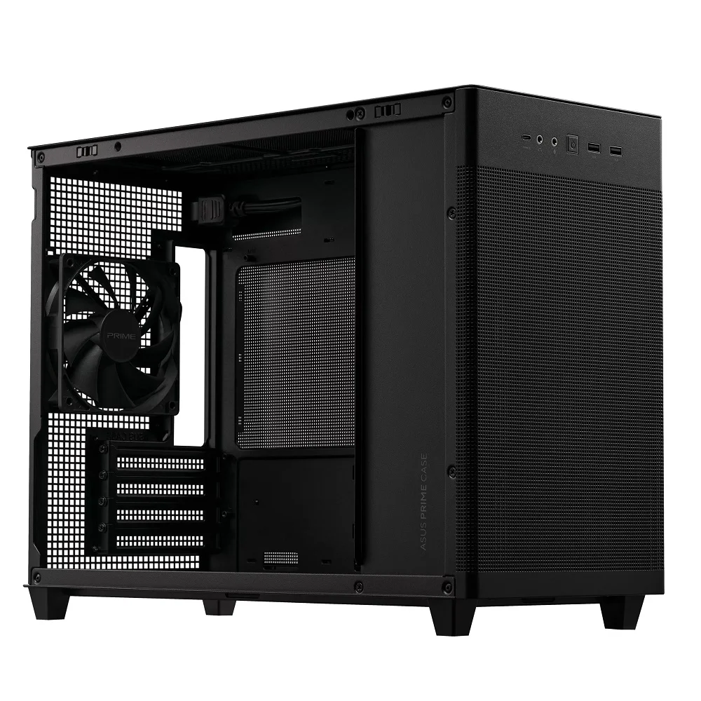 Imagem 2 de 5 do produto Gabinete Asus Ap201 Prime, Mid Tower, Preto - 90dc00g0-b30010