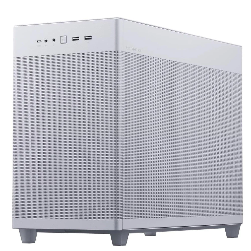 Imagem 4 de 5 do produto Gabinete Asus Ap201 Prime Case Mesh, Mid Tower, Branca - 90dc00g3-b30000