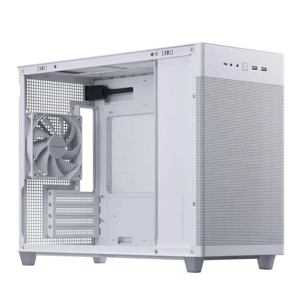 Imagem 5 de 5 do produto Gabinete Asus Ap201 Prime Case Mesh, Mid Tower, Branca - 90dc00g3-b30000