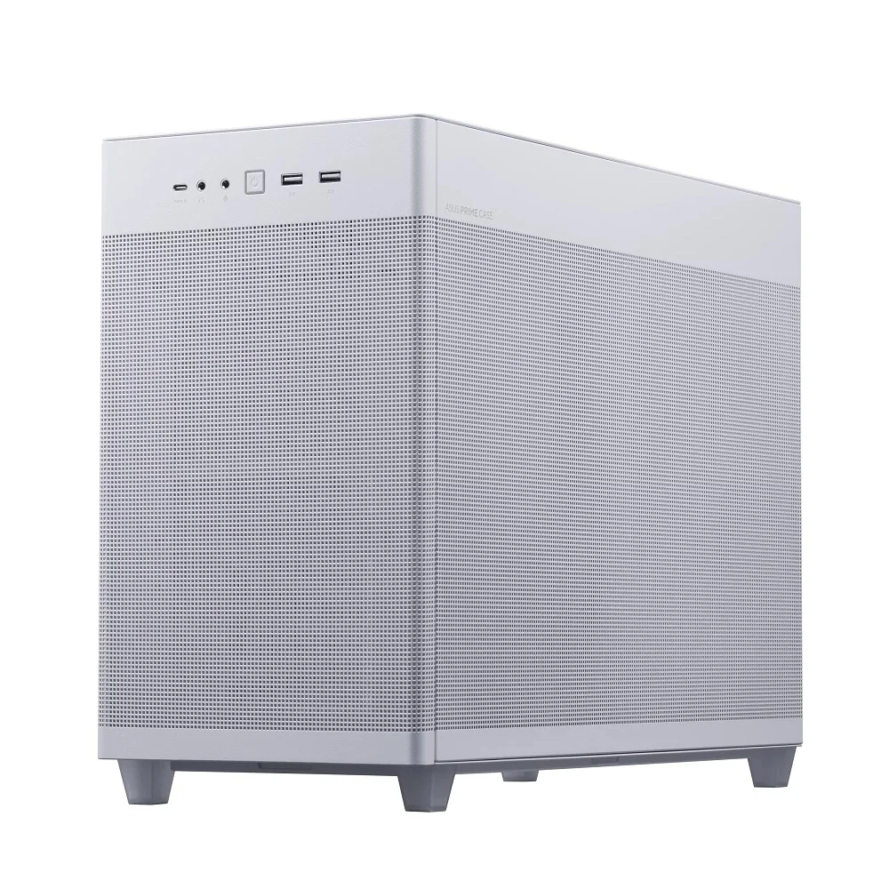 Imagem 4 de 5 do produto Gabinete Asus Ap201 Prime Case Glass Branco, Mid Tower - 90dc00g3-b30010