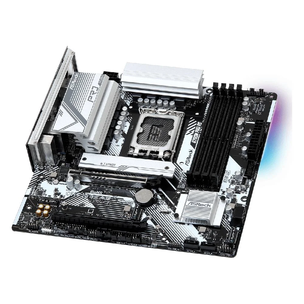 Imagem 5 de 5 do produto Placa Mãe Asrock B760m Pro Rs LGA  1700 4xDDR5 Chipset Intel B760 Matx